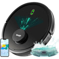 Robot de nettoyage des sols avec la collecte de la poussiere et une technologie lithium ion