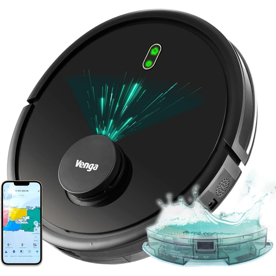 Robot de nettoyage des sols avec la collecte de la poussiere et une technologie lithium ion