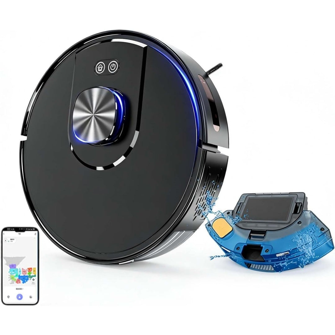 Aspirateur robotise alliant le nettoyage automatise des sols et autonomie annoncee de 120 min