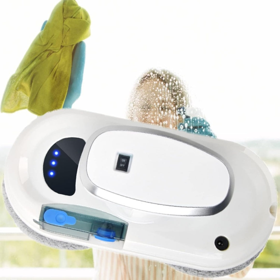 Robot nettoyeur de fenetres avec un reglage par application