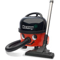 Aspirateur de sol sur roues, coloris noir et gris, avec la collecte de la poussiere